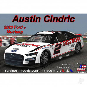1:24 NASCAR Plastic Car Kit - Austin Cindric - 2023 Ford Mustang - Primary