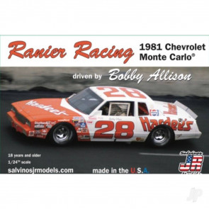 1:24 NASCAR Plastic Car Kit - Bobby Allison - 1981 Monte Carlo