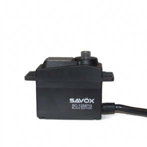SAVOX SC1258TGB HIGH TORQUE CORELESS DIGITAL SERVO 12KG@6.0V - BLACK