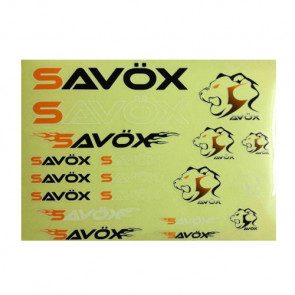 Savox Servos Sticker Set Decal Sheet for RC 22cm X 25cm