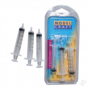 Modelcraft 5ml Syringes (Pack of 3) (POL1005/3)