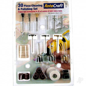 Modelcraft 30-piece Cleaning & Polishing Set (RC9002)