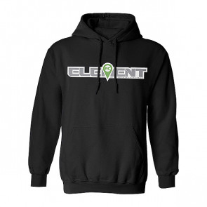 Element RC Logo Hood Pullover Black - Large