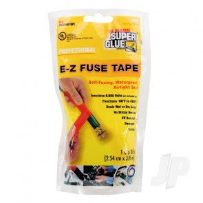 Super Glue E-Z Fuse Silicone Insulation Electrical Tape Red (1in x 10ft)