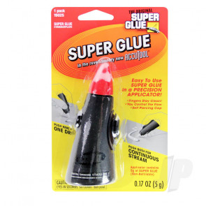 Super Glue with Accutool (0.17oz, 5g) Cyano CA Adhesive