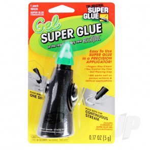 Super Glue Gel with Accutool (0.17oz, 5g) Cyano CA Adhesive
