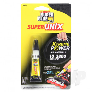 Super Glue Super Unix Gel Instant Adhesive (0.10oz, 3g)