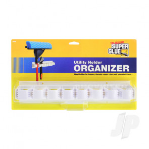 Super Glue Utility Room Holder Organizer (holds 8 tools)