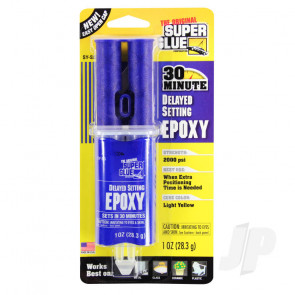 Super Glue 30 Minute Super Strength Delayed Setting Epoxy Adhesive (1oz, 28.3g)