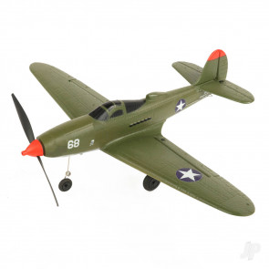 Top RC Hobby P-39 Airacobra RTF Ready-To-Fly RC Model Plane (400mm) (Mode 2)