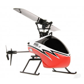 Twister Ninja 250 RC Helicopter w/Pilot Assist+Stabilisation+Altitude Hold - Red