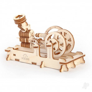 UGears Pneumatic Steam Engine Mechanical Wood Construction Kit