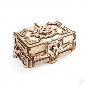 UGears Steampunk Antique Jewellery Box Mechanical Wood Construction Kit
