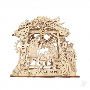 UGears Christmas Nativity Scene 3D Puzzle Mechanical Wood Construction Kit