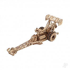 UGears Top Fuel Dragster Mechanical Wood Construction Kit