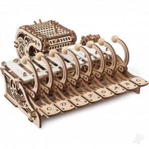 UGears Celesta Xylophone Piano 3D Puzzle Mechanical Wood Construction Kit