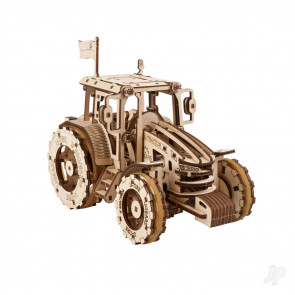 UGears Farm Tractor & Tank 3D Puzzle Mechanical Wood Construction Kit