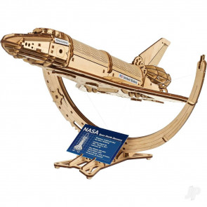 UGears NASA Space Shuttle Discovery Mechanical Wood Construction Kit