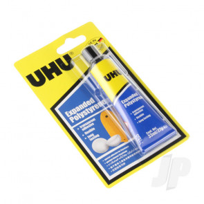 UHU Expanded Polystyrene Foam Safe Glue Adhesive 33ml