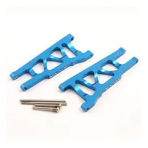 Fastrax Blue Aluminium Front Lower Suspension Arms fits Traxxas Slash/Stampede