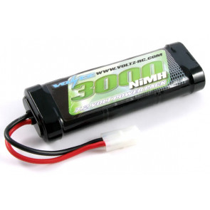 Voltz 3000mAh 7.2v NiMH RC Car Battery Stick Pack w/Tamiya Connector