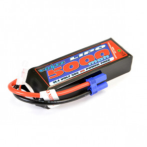 Voltz 5000mAh 3S 11.V 50C LiPo RC Battery w/EC5 Connector Plug