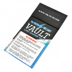 Voltz Charge Vault LiPo Bag Small 10cm x 20cm for Safe Charging