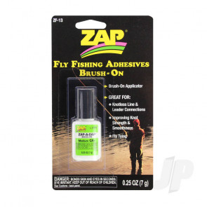 Zap Fly Fishing Adhesives Zap-A-Gap Medium Brush On (0.25oz, 7g)