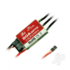 ZTW Spider 50A OPTO 12V Brushless RC Drone ESC (2-6 Cell LiPo)