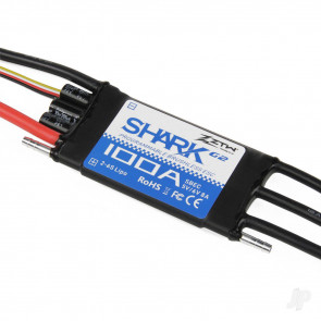ZTW Shark 100A SBEC G2 (2S 3S 4S 5S 6S) Water Cooled ESC For RC Boats