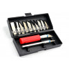 14 Piece Precision Modellers Hobby Craft Tool Set with Case