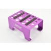 Fastrax Purple Anodised Aluminium Car Pit Stand for RC Cars
