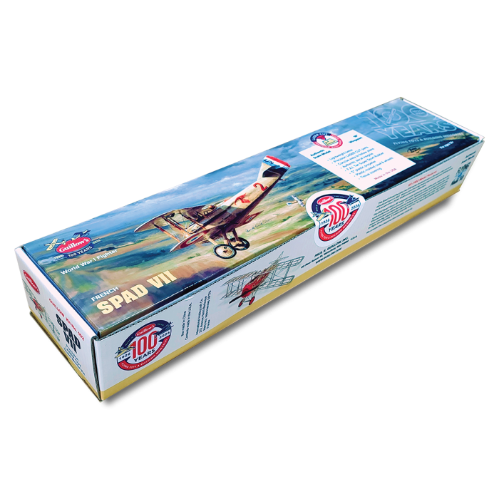 Guillow Spad VII Balsa Wood Model Aircraft Kit