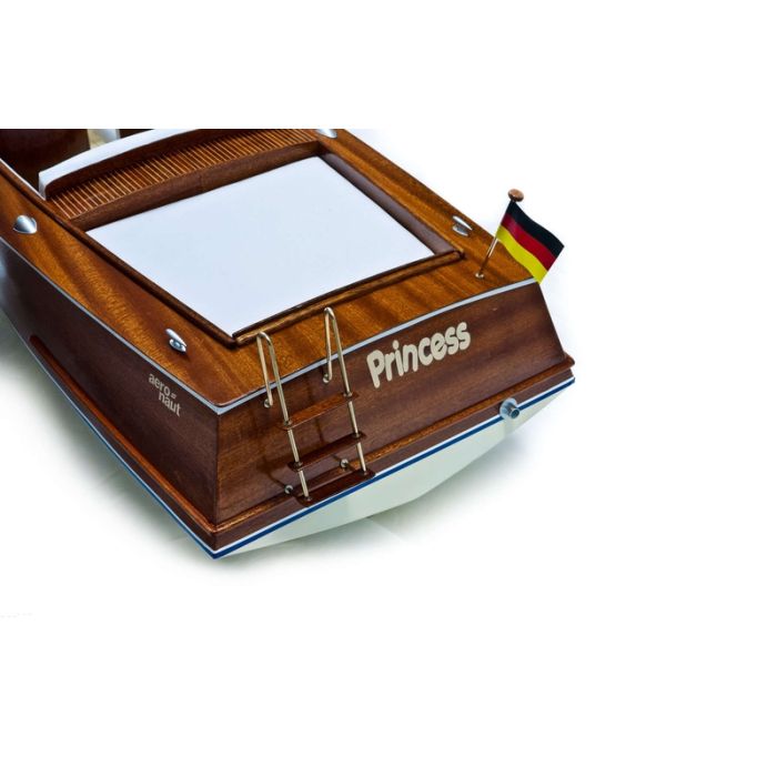 Aero-Naut Princess - Italian Style Mahogany Sports Boat - 1:8 Scale RC Kit