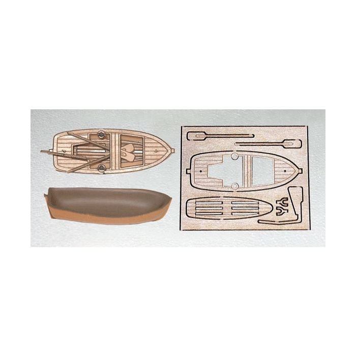 Mantua Plastic and Wood Lifeboat Kit Length 65mm