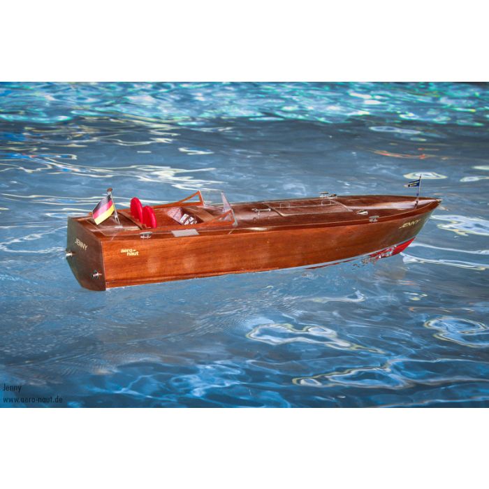 Aero-Naut Jenny - 1930's Chris-Craft Style Mahogany Sports Boat - 1:10 Scale RC Kit