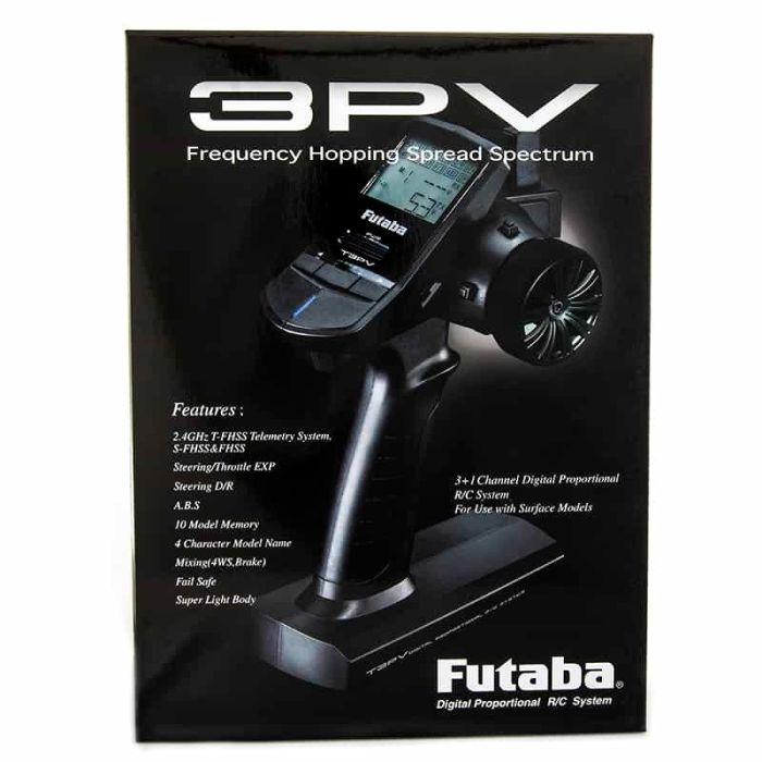 Futaba T3PV 3-channel Surface Radio with R203GF Rx