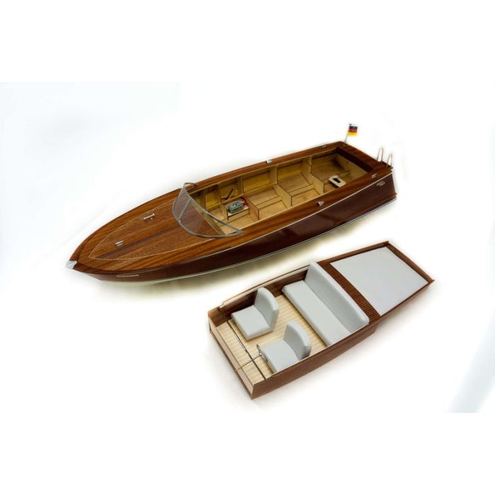 Aero-Naut Princess - Italian Style Mahogany Sports Boat - 1:8 Scale RC Kit