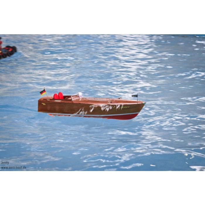Aero-Naut Jenny - 1930's Chris-Craft Style Mahogany Sports Boat - 1:10 Scale RC Kit