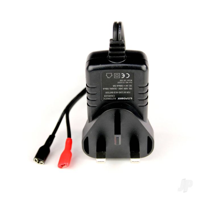 JP 12V Gel Cell Lead Acid Battery Charger (UK Plug) 230V