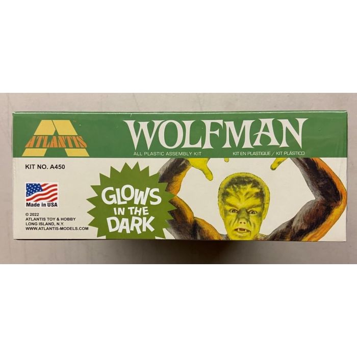 Atlantis Models Lon Chaney Jr. The Wolfman Glow Limited Edition Plastic Kit