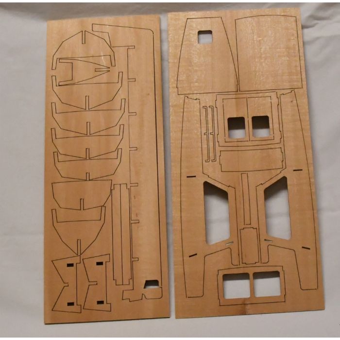 Mantua Police Boat Motor Launch 1:35 Scale Wood Ship Kit 