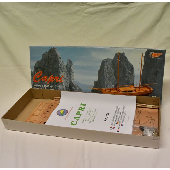 Mantua Capri Model Yacht 1:35 Scale Wood Ship Kit 