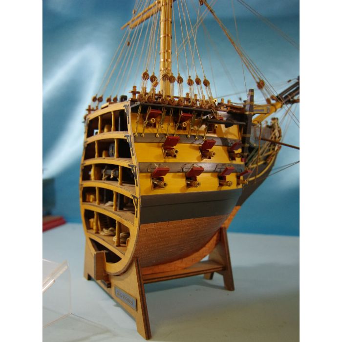 Mantua Panart HMS Victory Bow Section Wooden Ship Kit 1:78 Scale