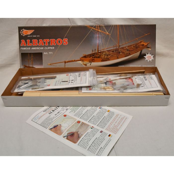 Mantua Albatros 1800's Baltimore Clipper 1:40 Scale Wood Ship Kit 