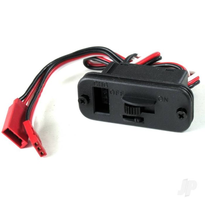 EnErG Futaba Switch Harness + Fuselage Charge Mount Plate 