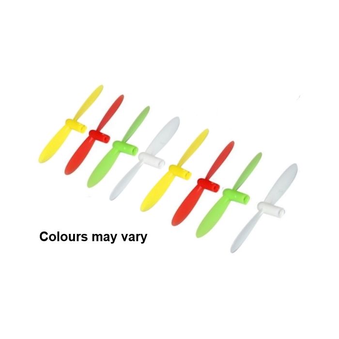 Twister Neon-X or Hubsan Q4 Quadcopter Spare Set of 8 Propellers Rotor Blades