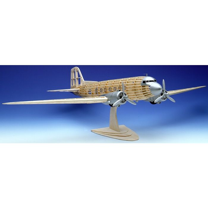 Douglas DC-3 Display Model Balsa Aircraft Kit 900mm Wingspan from Guillow's