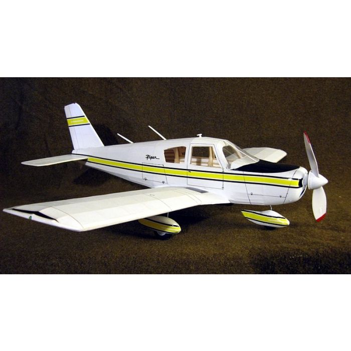 Piper Cherokee 140 Flying Model Balsa Aircraft Kit 508mm Wingspan