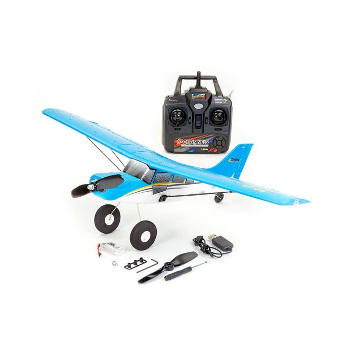 Kootai Maule (512mm) Brushless RTF Trainer RC Plane - Mode 2 - Blue